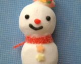 マシュマロ♡♡雪だるま作り方1写真