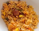 簡単！炊飯器でミートソース炊き込みピラフ作り方15写真