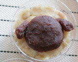 ひつじの栗きんとん豆あずきも♪作り方3写真