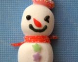 マシュマロ♡♡雪だるま作り方4写真