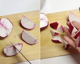 【赤蕪の甘酢漬】作り方3写真