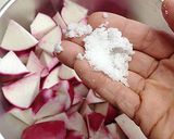【赤蕪の甘酢漬】作り方4写真