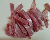 副菜☆キャベツとハムのカレー醤油和え★作り方2写真