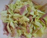 副菜☆キャベツとハムのカレー醤油和え★作り方7写真