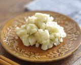 レンジで★カリフラワーのめんつゆ和え作り方6写真