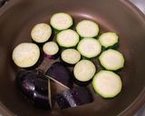 クスクスと焼き野菜のボリュームサラダ作り方1写真