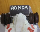 ケーキで車(^_^)vＳＡＦ佐藤琢磨作り方13写真