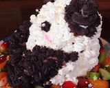 パンダケーキ☆立体ぬいぐるみチョコケーキ作り方9写真