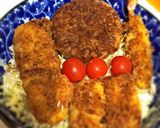 チキンソースカツ丼作り方9写真