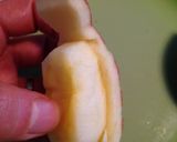りんごでにぎり寿司！（エビ、飾り切り）作り方10写真