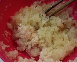 卵白でふわ～♪ちょっと煮るだけハンバーグ作り方3写真