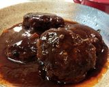 卵白でふわ～♪ちょっと煮るだけハンバーグ作り方8写真