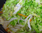 早くてさくっと野菜と豚肉の温か皿うどん作り方8写真