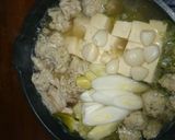とり軟骨つくね鍋 手作り無臭にんにく入り作り方4写真