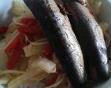いわしの缶詰でどんぶり♪お野菜とコラボ作り方6写真