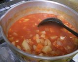 ♪コロコロ野菜のトマトジュース煮♪作り方2写真