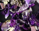 紫白菜のベーコンサラダ♪自家製たれで作り方5写真