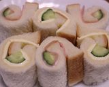 ハムとチーズのくるくるサンド♡作り方6写真