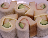 ハムとチーズのくるくるサンド♡作り方6写真