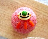 キャラ弁☆簡単♪お正月にだるまおにぎり作り方3写真