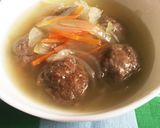 簡単！豚ひき肉で！肉だんごの甘酢あんかけ作り方9写真