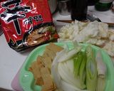 辛ラーメン使用のラッポッキ作り方1写真