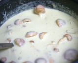 白菜と干し貝柱のポタージュ作り方7写真