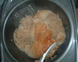 なめ茸炊き込み豆腐ごはん作り方3写真