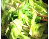 春キャベツと長芋ココナッツ炒め作り方1写真
