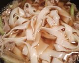 きしめんで肉うどん☆作り方3写真