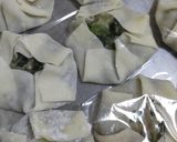 お花みたいな形♪にら餃子*ニラハンバーグ作り方6写真
