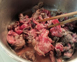 サッと煮て、早く柔らかく♪牛とじ丼作り方6写真