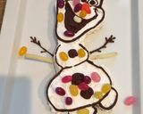 簡単！市販ロールケーキでオラフケーキ♪♪作り方6写真
