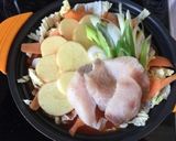 野菜たっぷり〆はリゾットに！簡単カレー鍋作り方5写真