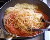 バジルとトマトソースのパスタ♪作り方11写真