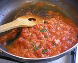 バジルとトマトソースのパスタ♪作り方9写真