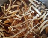 めんつゆで,きのこ入りざるうどん｡・:＋作り方3写真