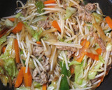 “昭和の定食屋の焼肉”こと甘辛肉野菜炒め作り方14写真