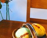 和菓子みたい◆栗きんとん入り抹茶パン作り方10写真