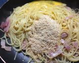 シェフ直伝！フライパンひとつカルボナーラ作り方4写真
