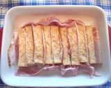 厚揚げベーコンの高菜チーズ焼き作り方2写真