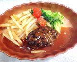 シェフ直伝！肉汁いっぱい豆腐ハンバーグ作り方7写真