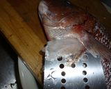 鯛　飛び散らないうろこの取り方作り方3写真