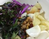 ウィンターサラダ♡鏑、水菜、GF、豆作り方3写真