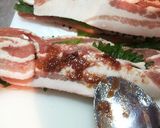豚肉と梅干しのミルフィーユ揚げ作り方3写真
