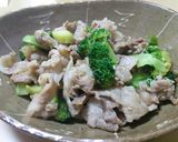 簡単!!豚肉とブロッコリーのめんつゆ炒め作り方6写真