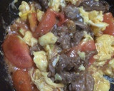 牛肉とトマトのふんわり卵炒め作り方7写真