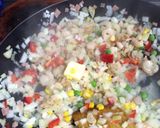 ターメリックライスで炒めピラフ作り方4写真