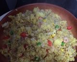 ターメリックライスで炒めピラフ作り方6写真