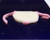 #干支かまぼこ！ひつじのかまぼこ飾り切り作り方4写真